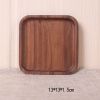 Kitchen Utensils Rectangular Serving Tray Wood Plate Tea Dishes